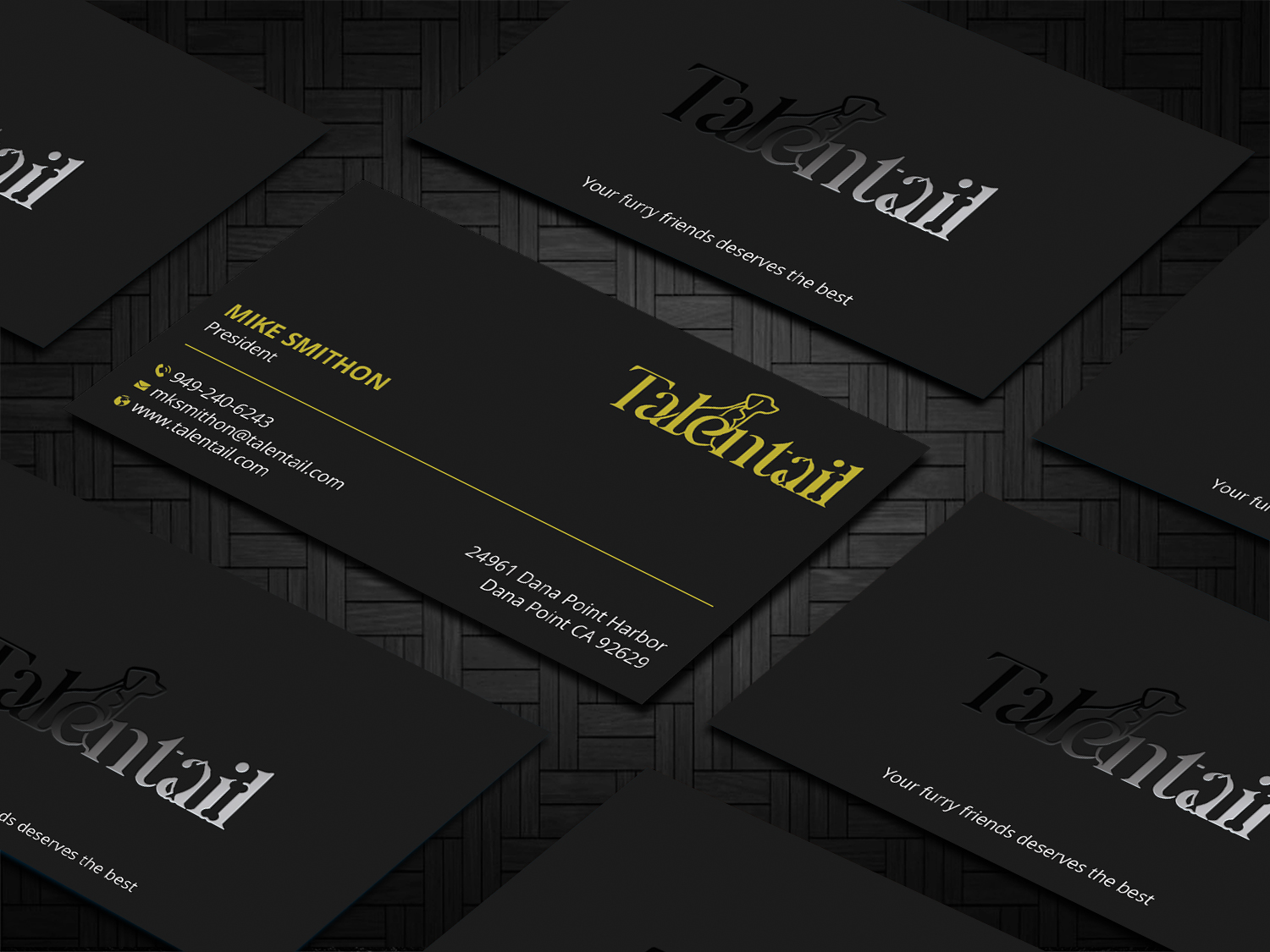 Visitenkarten-Design von DesignShout für Australia Talentail Pty Ltd | Design #26715877