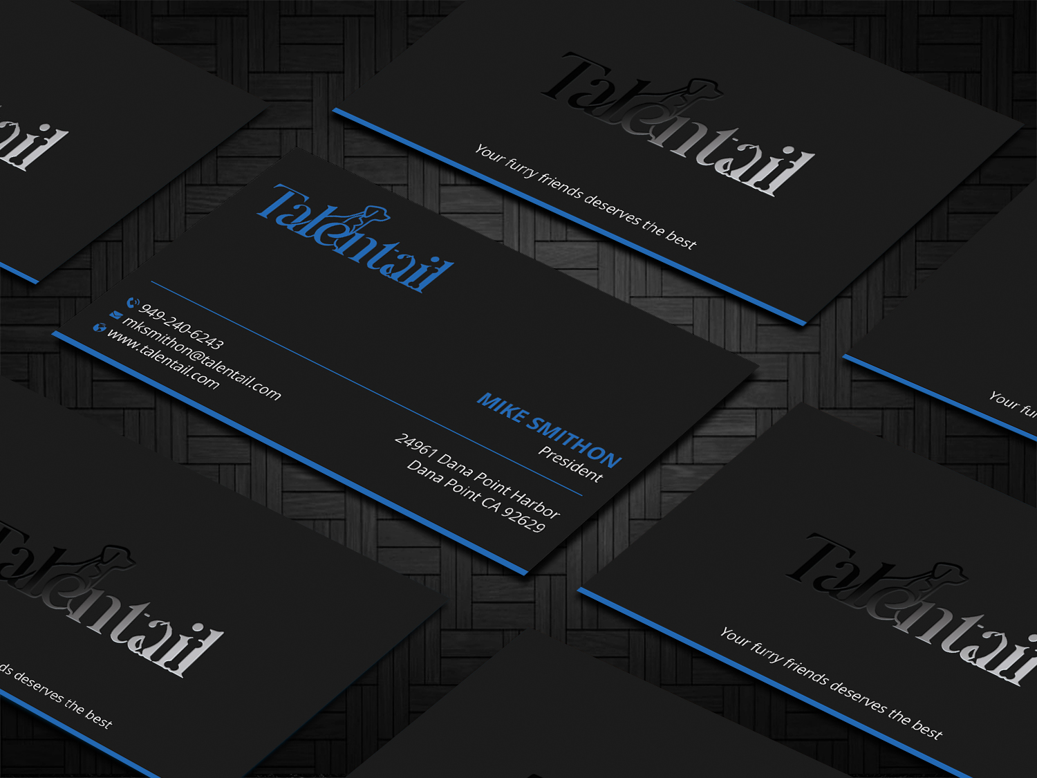 Visitenkarten-Design von DesignShout für Australia Talentail Pty Ltd | Design #26715886