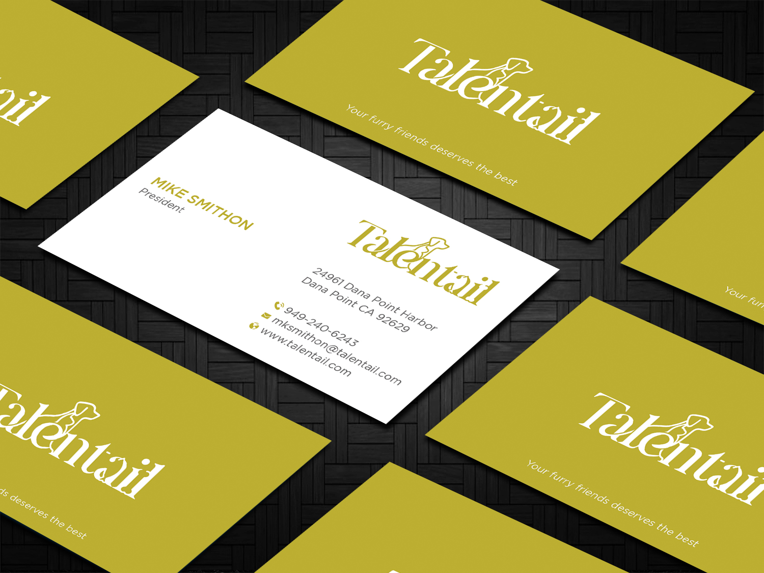 Business Card Design by DesignShout for Australia Talentail Pty Ltd | Design #26715908