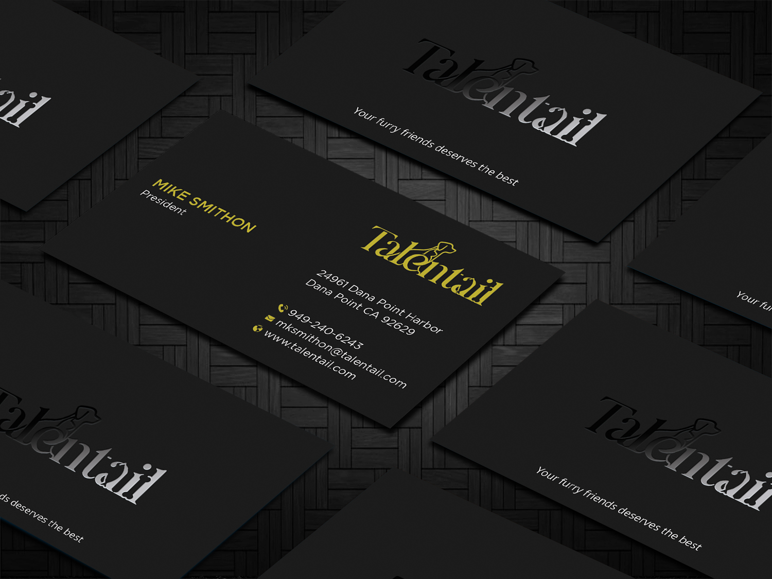 Business Card Design by DesignShout for Australia Talentail Pty Ltd | Design #26715920