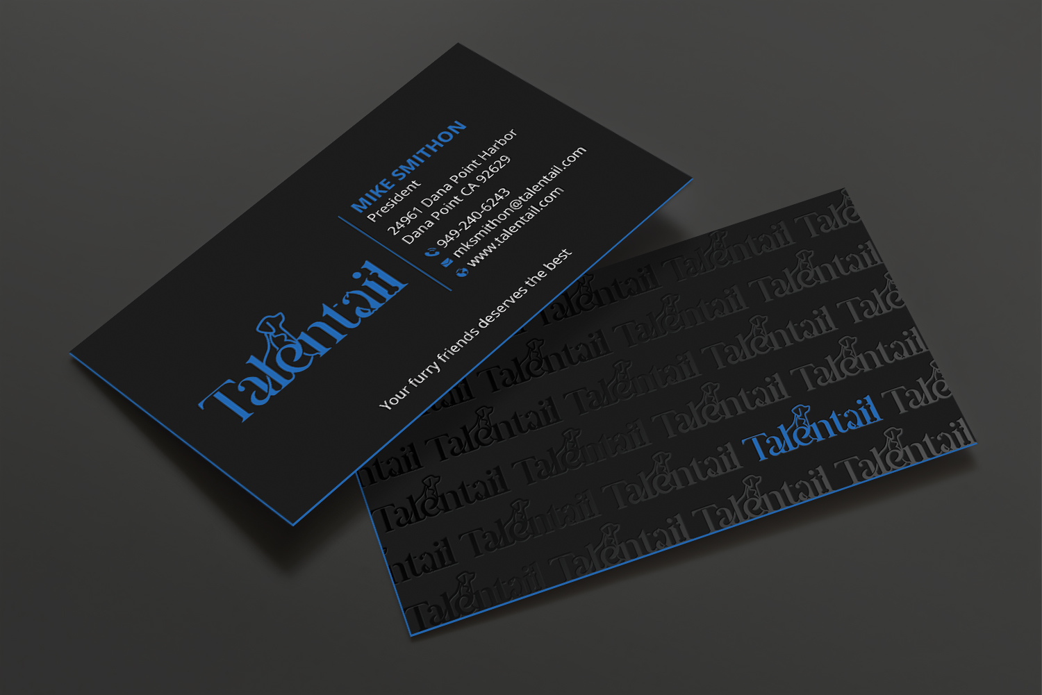 Business Card Design by DesignShout for Australia Talentail Pty Ltd | Design #26715976