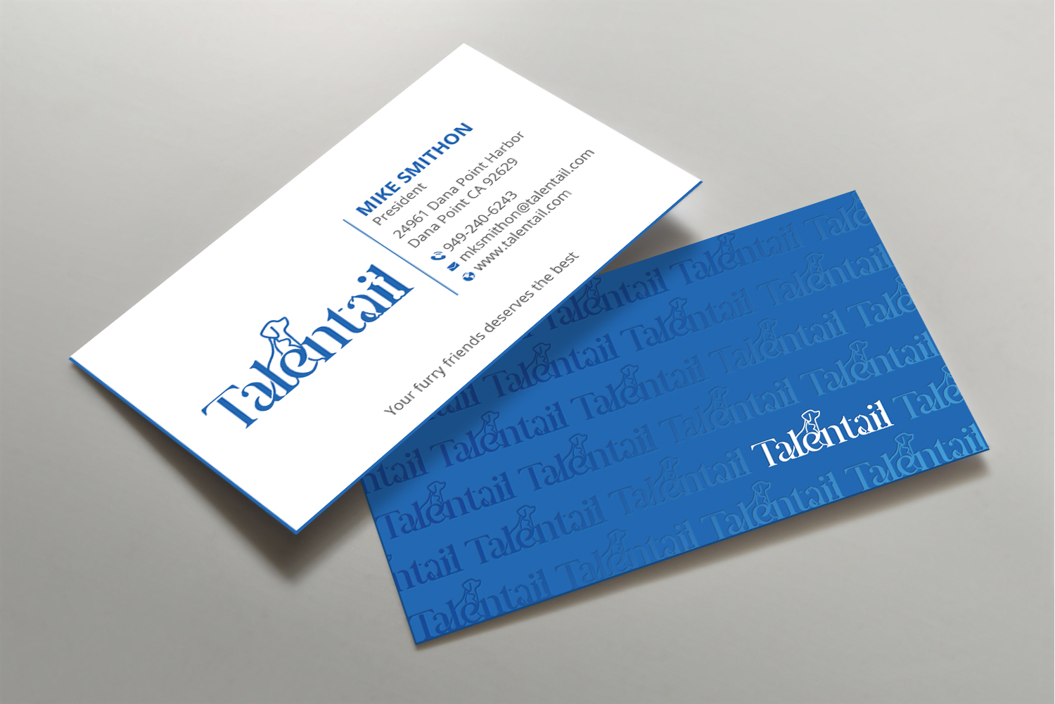 Business Card Design by DesignShout for Australia Talentail Pty Ltd | Design #26716006