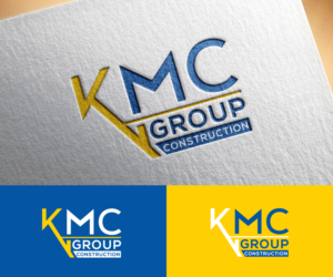 LOGO: as per upload, KMC Group. TAGLINE: Construction | Logo Design by step forward 2