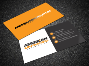 American Contractors Org Business card | Diseño de Tarjeta de Presentación por Sandaruwan