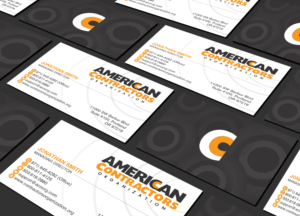 Diseño de Tarjeta de Presentación por Creations Box 2015 para American Contractors Organization  | Diseño: #26721757