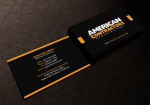 Diseño de Tarjeta de Presentación por Creations Box 2015 para American Contractors Organization  | Diseño: #26721759