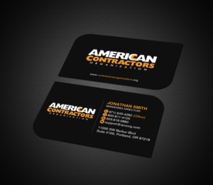 Diseño de Tarjeta de Presentación por Creations Box 2015 para American Contractors Organization  | Diseño: #26725137