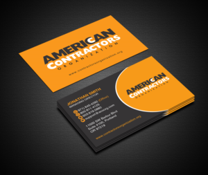 Diseño de Tarjeta de Presentación por Creations Box 2015 para American Contractors Organization  | Diseño: #26726708