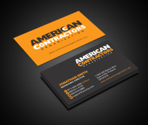 Diseño de Tarjeta de Presentación por Creations Box 2015 para American Contractors Organization  | Diseño: #26726712