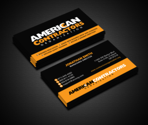 Diseño de Tarjeta de Presentación por Creations Box 2015 para American Contractors Organization  | Diseño: #26726725