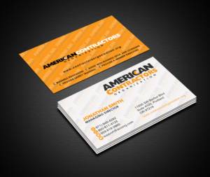 Diseño de Tarjeta de Presentación por Creations Box 2015 para American Contractors Organization  | Diseño: #26726833