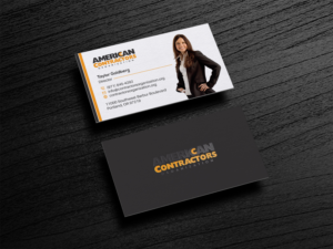 Visitenkarten-Design von HYPdesign für American Contractors Organization  | Design: #26714423