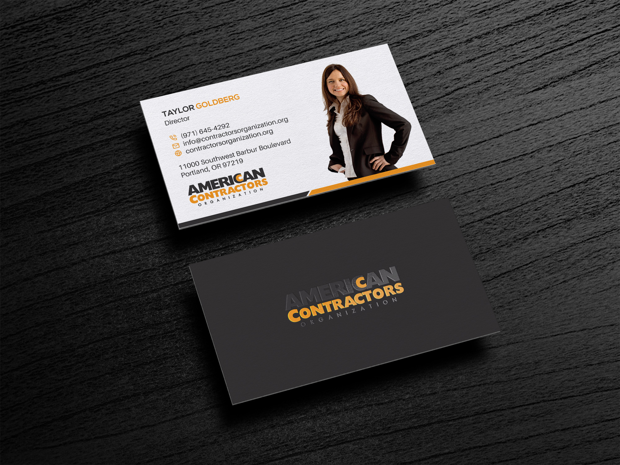 Diseño de Tarjeta de Presentación por HYPdesign para American Contractors Organization  | Diseño #26714424