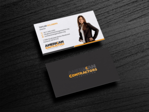 Visitenkarten-Design von HYPdesign für American Contractors Organization  | Design: #26714424
