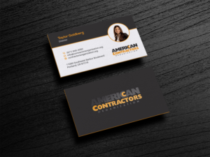 Business Card Design by HYPdesign for American Contractors Organization  | Design: #26714585