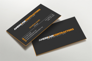 Visitenkarten-Design von LAXMI DESIGNHUB für American Contractors Organization  | Design: #26711434