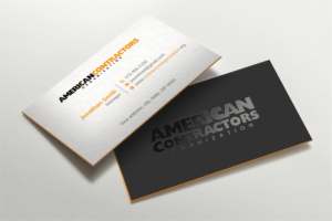 Visitenkarten-Design von LAXMI DESIGNHUB für American Contractors Organization  | Design: #26711435