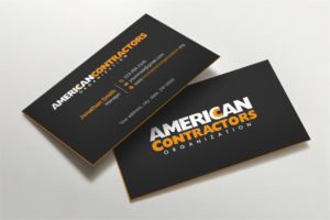 Visitenkarten-Design von LAXMI DESIGNHUB für American Contractors Organization  | Design: #26711437