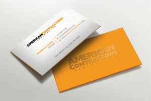 Visitenkarten-Design von LAXMI DESIGNHUB für American Contractors Organization  | Design: #26711438