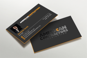 Diseño de Tarjeta de Presentación por LAXMI DESIGNHUB para American Contractors Organization  | Diseño: #26725391