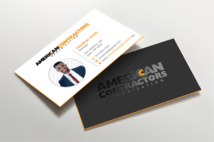 Diseño de Tarjeta de Presentación por LAXMI DESIGNHUB para American Contractors Organization  | Diseño: #26725392