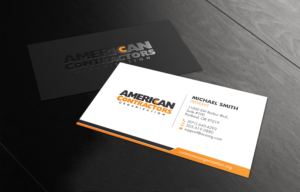 Business Card Design by chandrayaan.creative for American Contractors Organization  | Design: #26711687