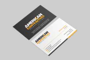 Diseño de Tarjeta de Presentación por MDesign para American Contractors Organization  | Diseño: #26716029