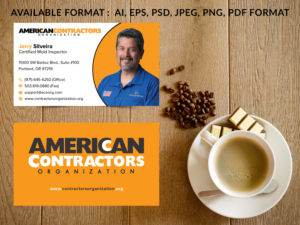 Diseño de Tarjeta de Presentación por B. M. BILLAL HOSSAIN para American Contractors Organization  | Diseño: #26714793