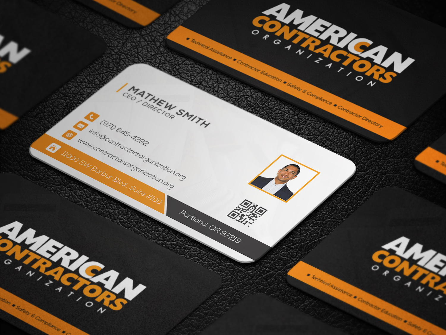 Diseño de Tarjeta de Presentación por SyncFuse™ Solutions para American Contractors Organization  | Diseño #26719283