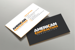 Diseño de Tarjeta de Presentación por DesignShout para American Contractors Organization  | Diseño: #26718542