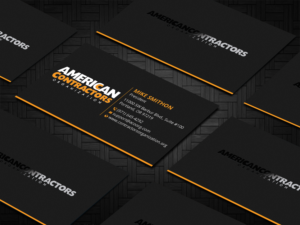 Diseño de Tarjeta de Presentación por DesignShout para American Contractors Organization  | Diseño: #26718562