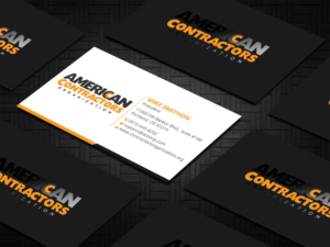 Visitenkarten-Design von DesignShout für American Contractors Organization  | Design: #26718595