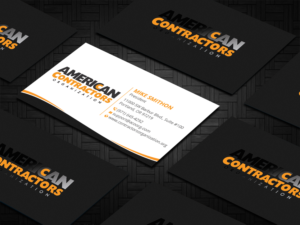 Diseño de Tarjeta de Presentación por DesignShout para American Contractors Organization  | Diseño: #26718596