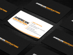 Visitenkarten-Design von DesignShout für American Contractors Organization  | Design: #26718619