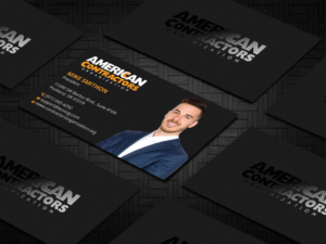 Visitenkarten-Design von DesignShout für American Contractors Organization  | Design: #26718677