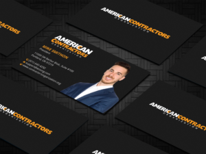 Visitenkarten-Design von DesignShout für American Contractors Organization  | Design: #26718679