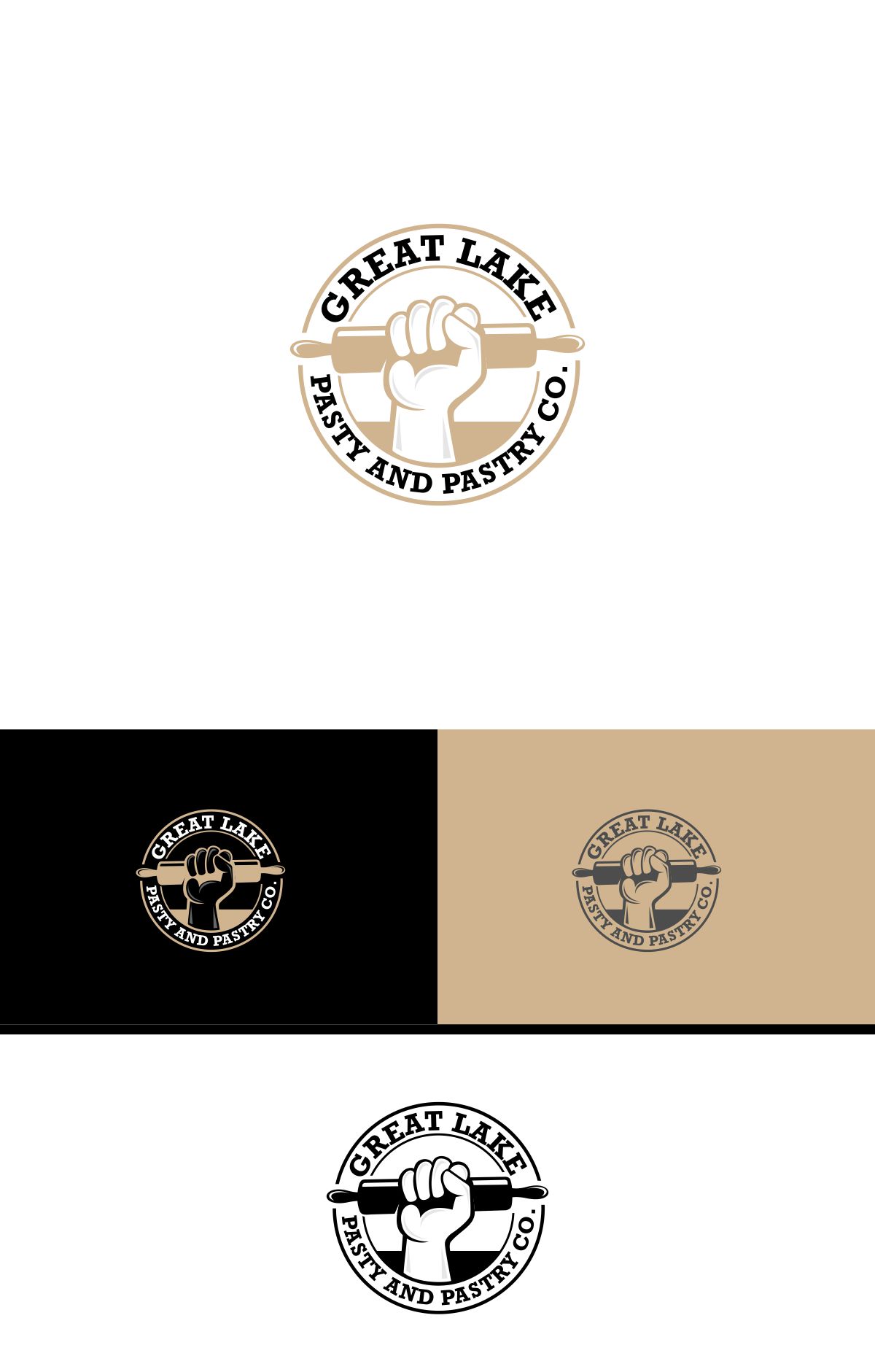 Logo Design by ecorokerz for Great Lakes Pasty and Pastry Co. | Design #26711405