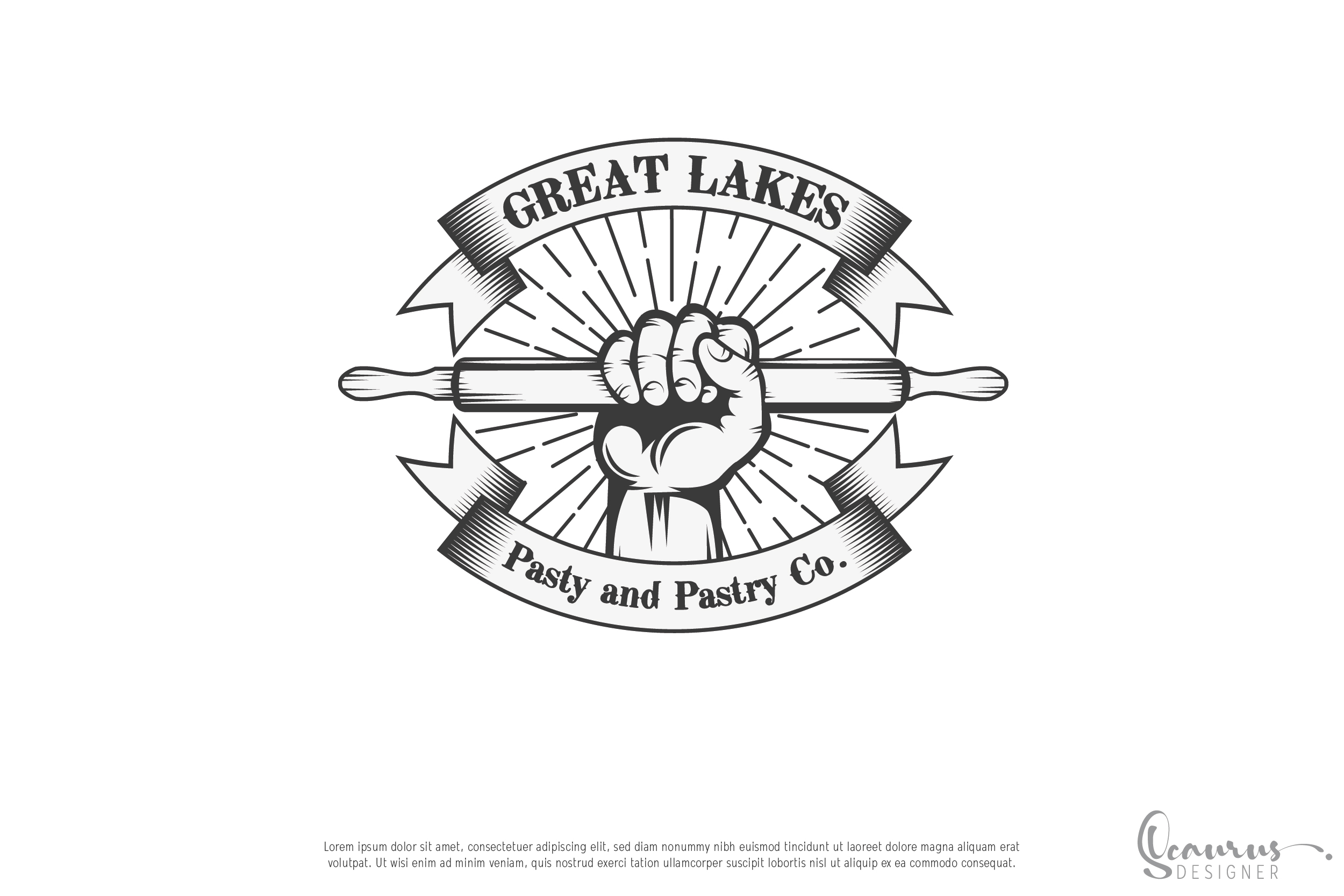 Logo Design by InkThink by Scaurus for Great Lakes Pasty and Pastry Co. | Design #26711760