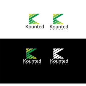 (1) Kounted (2) Kountedlive (3) KountedPayroll | Logo Design by Finley Johnson