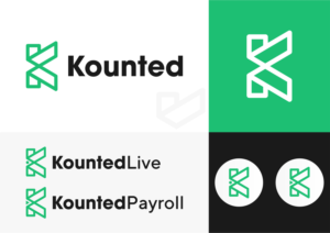 (1) Kounted (2) Kountedlive (3) KountedPayroll | Logo Design by ammar_ed