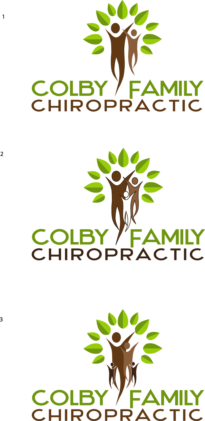 Logo Design by Cláudia Polónia for Colby Family Chiropractic | Design #738992