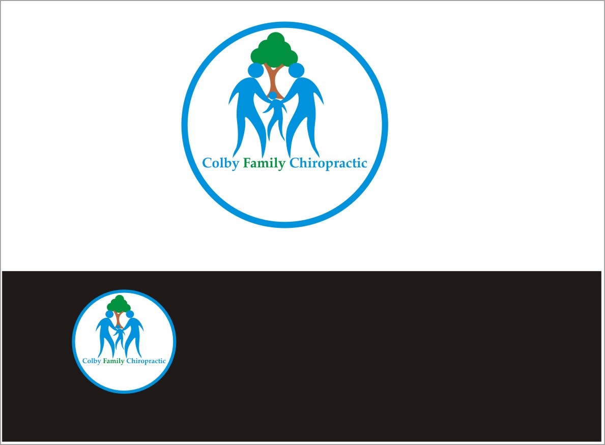 Logo Design by h.v. for Colby Family Chiropractic | Design #736425