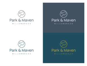 Park & Maven at Willowbrook ("at Willowbrook" should be quite small) | Logo Design by wonderland