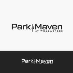 Park & Maven at Willowbrook ("at Willowbrook" should be quite small) | Logo Design by IdentsArt