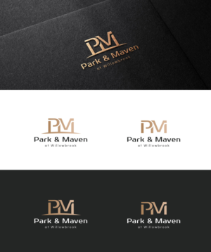 Park & Maven at Willowbrook ("at Willowbrook" should be quite small) | Logo Design by lnb...