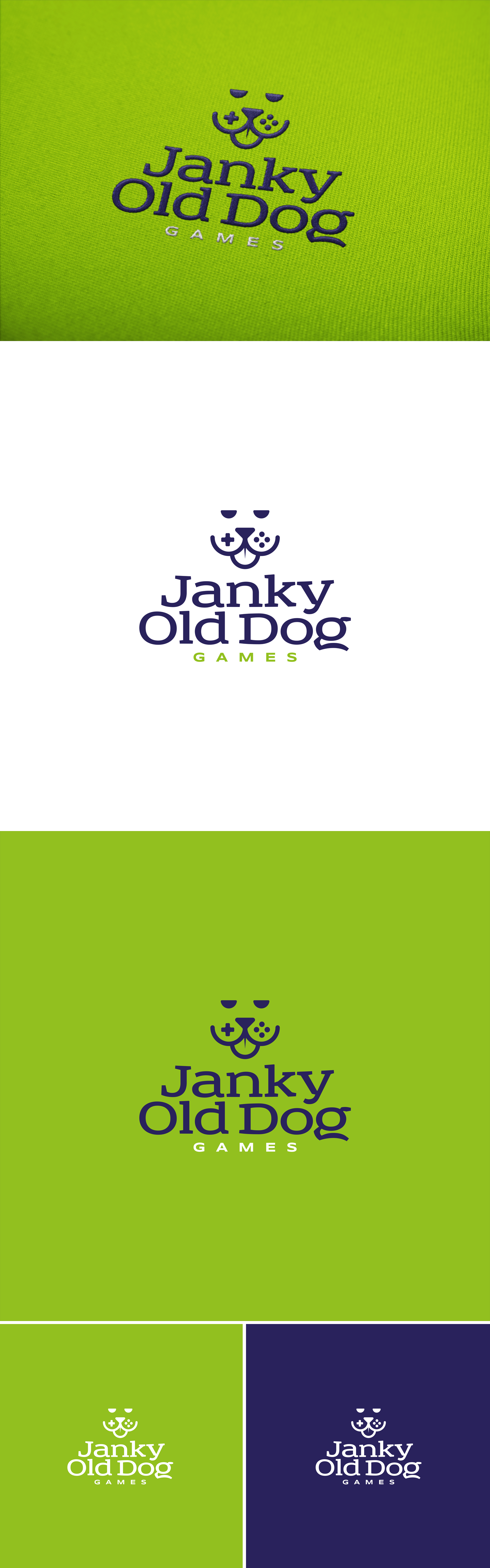 Logo Design by Oleksandr Tovarkov for Janky Old Dog Studio | Design #26745656