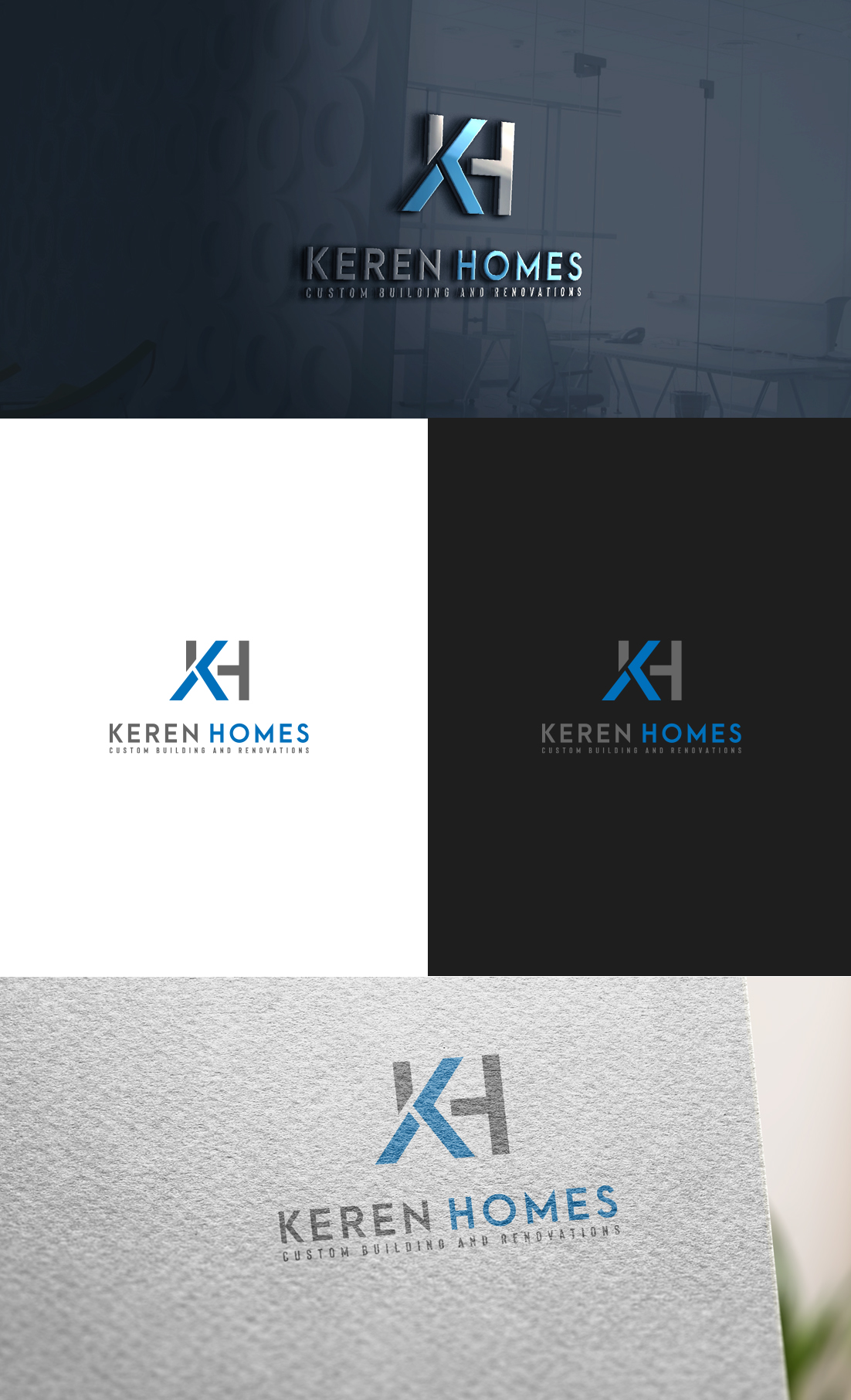 Diseño de Logo por GLDesigns para Keren Homes, LLC | Diseño #26715016