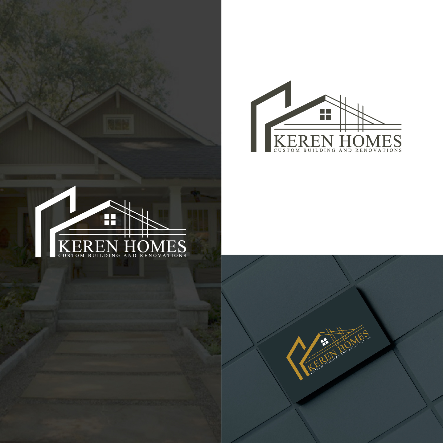 Logo Design by 4tech services for Keren Homes, LLC | Design #26718588