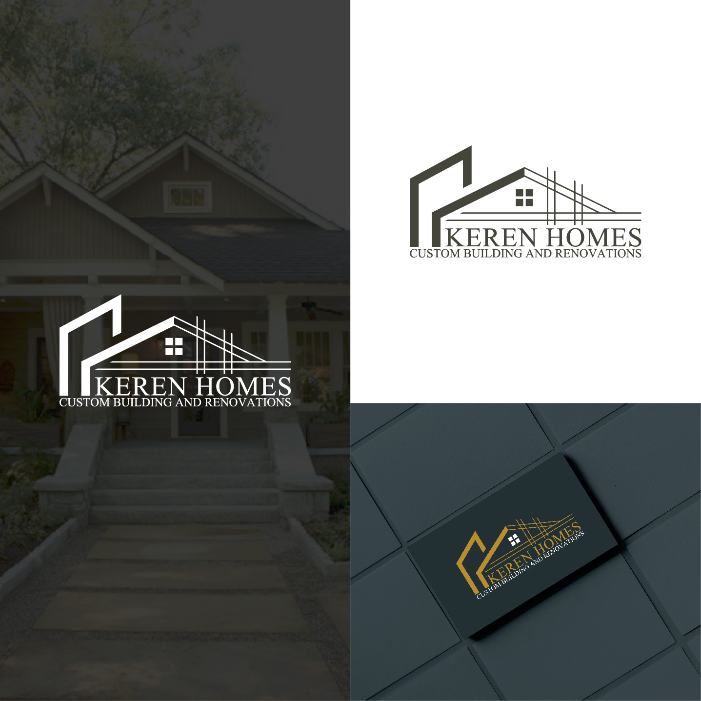 Logo Design by 4tech services for Keren Homes, LLC | Design: #26766390