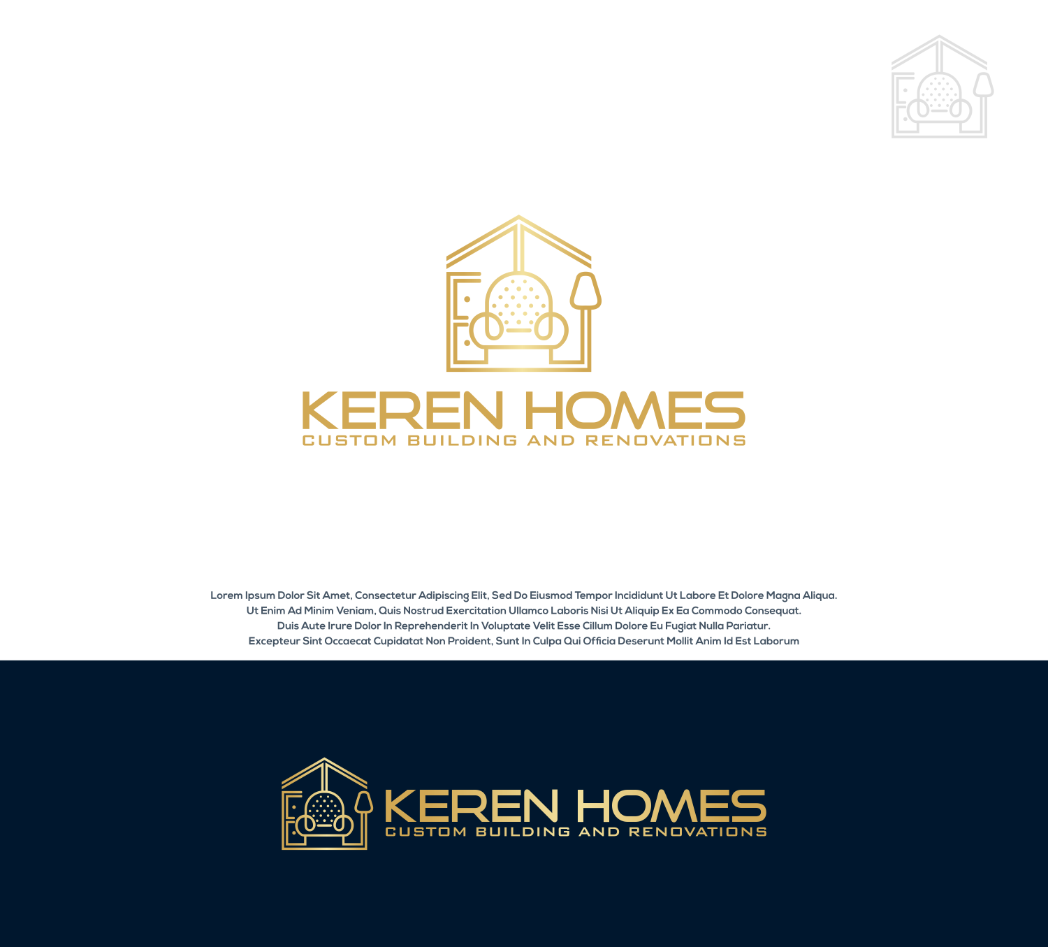 Logo Design by Aditya.DwiRama for Keren Homes, LLC | Design #26717691